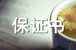 个人保证书模板(荐)