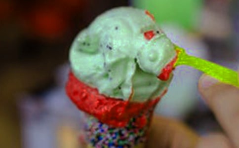 暑假吃冰淇淋作文