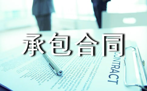 个人承包合同范本