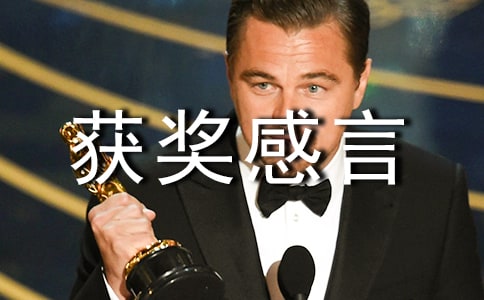 获奖感言作文