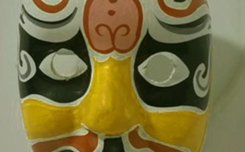 五彩脸谱大班美术活动教案