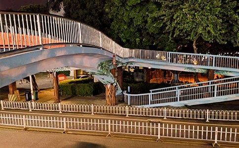 爱,弥漫天桥600字