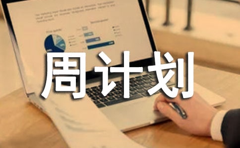 【优】周计划15篇
