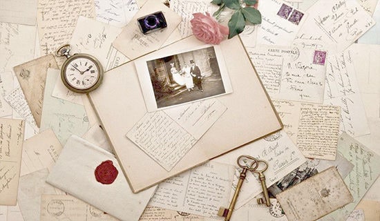 简明的明信片寄语